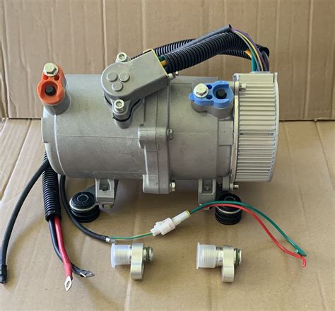 12V Fully Electric Compressor 21cc 50A Current Draw 1800rpm R134a