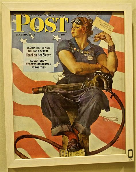 Rosie The Riveter Poster Norman Rockwell