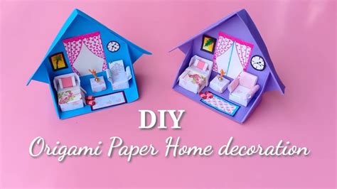 Origami Easy Handmade Paper Doll House / Cute Paper Doll House for kids ...