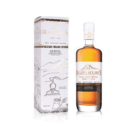 Premier single malt non tourbé le Whisky Subtil Collection G Rozelieures