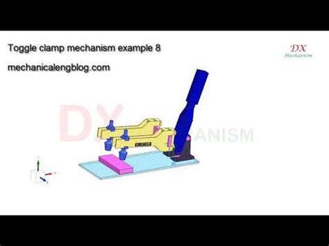 Toggle Clamp Mechanism Example Youtube