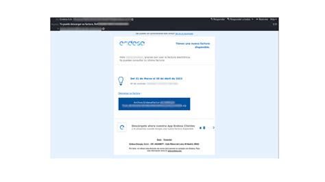 Phishing de Endesa esa factura electrónica contiene virus