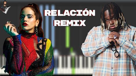 Sech Daddy Yankee J Balvin Rosalía Farruko Relación Remix 악보