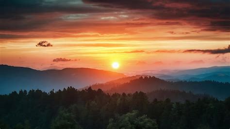 premium photo  sun shining   sky  sunrise  sunset time