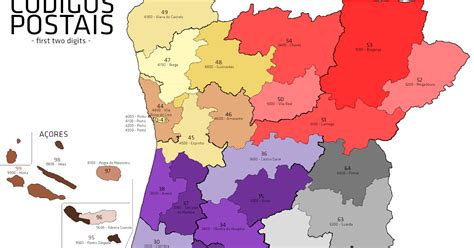 A Vida De Um Informático Mapa De Portugal Com Os Dois Primeiros