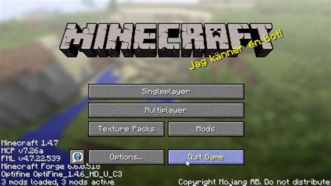 How To Install Mods Minecraft Youtube