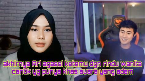 Akhirnya Ari Agassi Ketemu Dgn Rindu Wanita Cantik Yg Punya Khas Suara