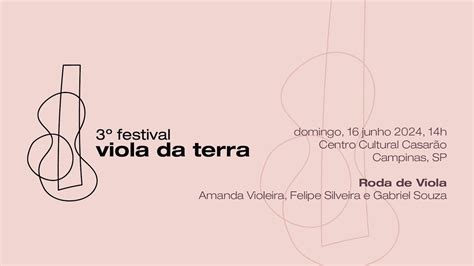 3º Festival Viola da Terra Roda de Viola YouTube