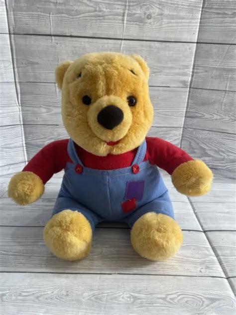 Mattel Winnie The Pooh Hug N Wiggle Nose Talking Plush