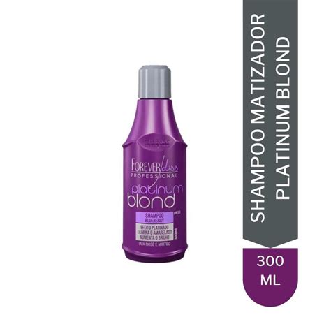 Shampoo Matizador Platinum Blond Forever Liss 300ml Shampoo