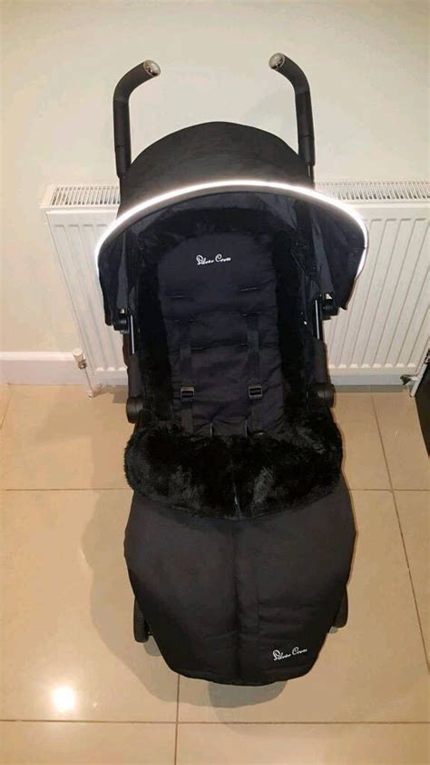 Silver Cross Reflex Pushchair Black - incl. luxury footmuff | in Eltham, London | Gumtree