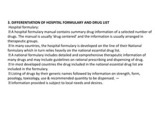 Hospital Formulary Pptx