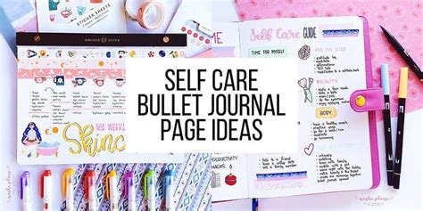 25 Inspirational Self Care Bullet Journal Page Ideas Masha Plans