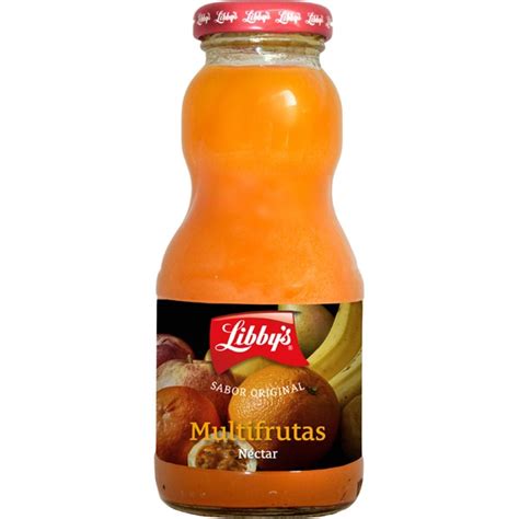 Néctar de multifrutas a partir de concentrado botella 250 ml envase de