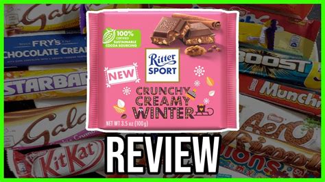 Ritter Sport Crunchy Creamy Winter Review YouTube