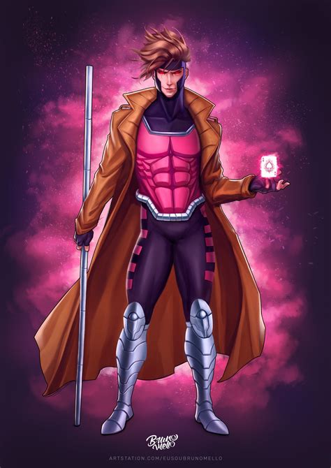 Gambit Fanart by Bruno Mello : r/Gambit