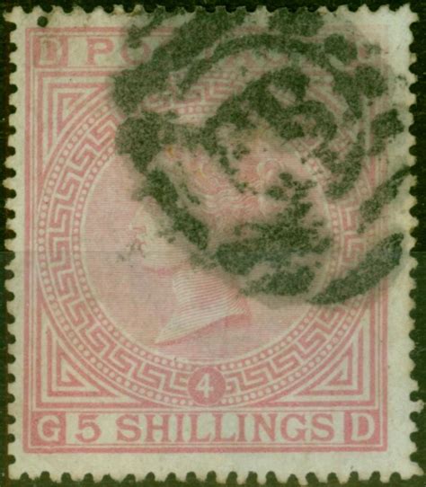 Gb S Rose Sg Pl Blued Paper Fine Used Stamps Empire Philatelists