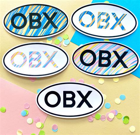 OBX Sticker Pack Outer Banks OBX Waterproof Water Bottle | Etsy | Obx ...