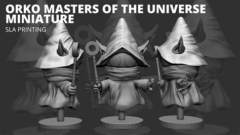 Stl File Orko Masters Of The Universe Miniature D Printer Model To