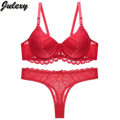 DKERT ABC 34 75 42 95 Large Size Push Up Bra Set Sexy Lace Brand