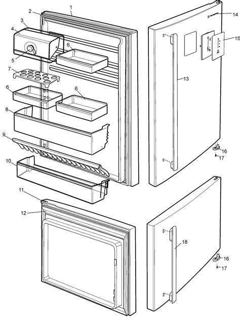 Westinghouse Wbe5314sa R Bottom Freezer Fridge Instruction Manual