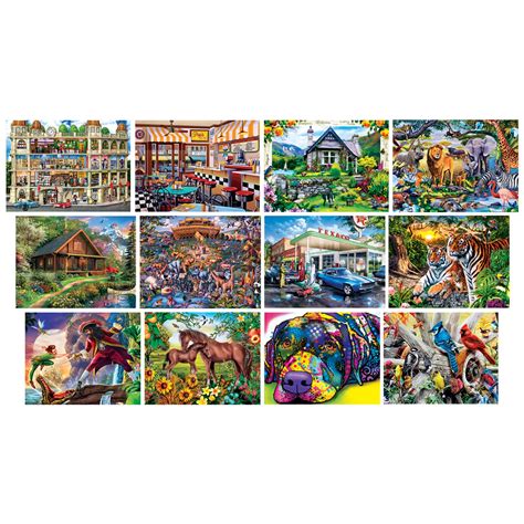 Artist Gallery 12 Pack Puzzle Assortment Masterpieces Masterpieces