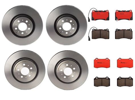 Volvo Brakes Kit Pads Rotors Front And Rear 330mm 330mm Ceramic