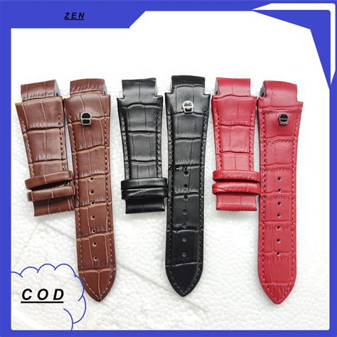 Jual STRAP TALI JAM TANGAN AIGNER PALERMO KULIT LEATHER TALI JAM KULIT