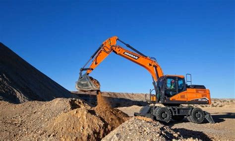 Next Generation 7 Series Doosan Wheel Excavators