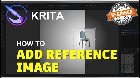 Krita How To Add Reference Image Tutorial Youtube