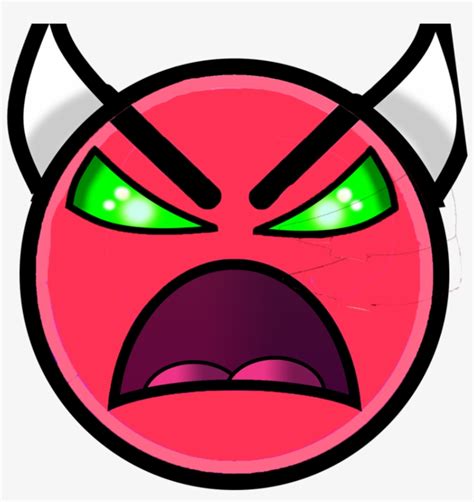 Geometry Dash Custom Demon Face Png - Free Transparent PNG Download - PNGkey