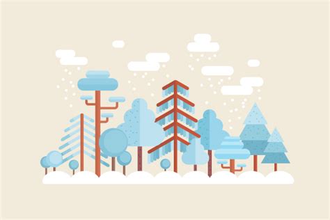 How To Create A Flat Winter Scene In Adobe Illustrator