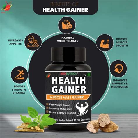 Health Gainer Ayurvedic Capsule Packaging Type Bottle At Rs 849