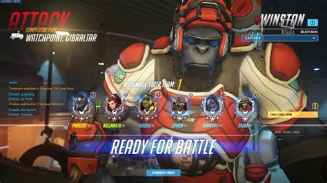 Overwatch Ft Bullman You Can Play Zarya But You Can T Play Rein