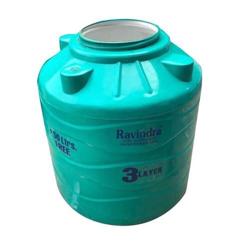 Ravindra 3 Layer Green Water Tank Capacity 250 500 L At 4 2 Litre