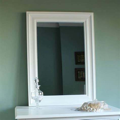 2025 Best of Large White Framed Wall Mirrors