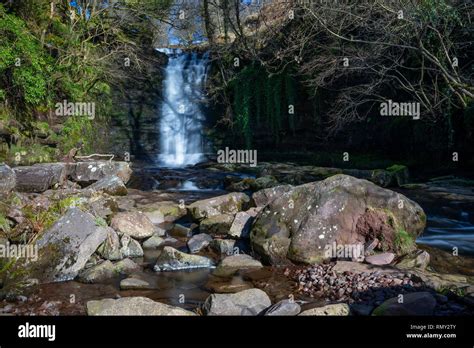 Blaen Y Glyn Waterfalls In The Brecon Beacons Wales Stock Photo Alamy