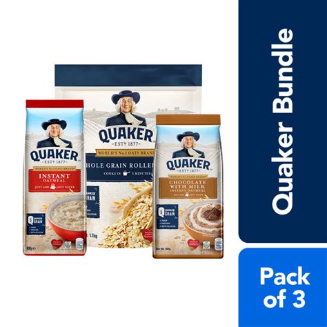 Quaker Instant Oatmeal G Quaker Flavored Oatmeal Chocolate With