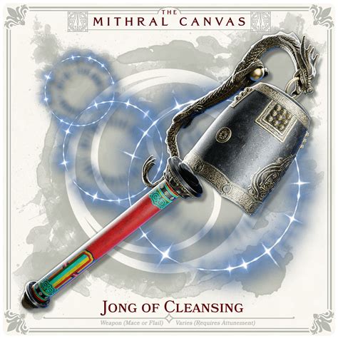 Oc Art Jong Of Cleansing Mace Or Flail The Mithral Canvas 5e R