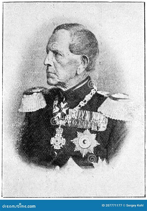 Portrait Of Graf Helmuth Karl Bernhard Von Moltke A Prussian Field