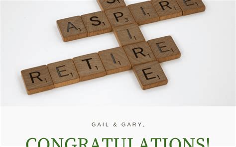 Happy Retirement to Gail & Gary! - Congratulations FCSC Retirees