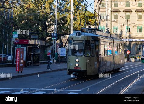 Tram In Iasi Stock Photo Alamy