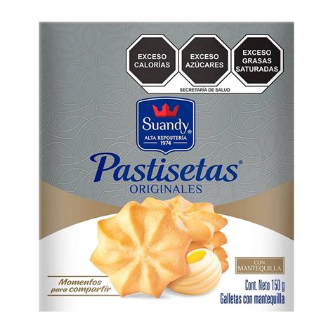 Galletas Suandy Pastisetas Originales Con Mantequilla 150 G Walmart