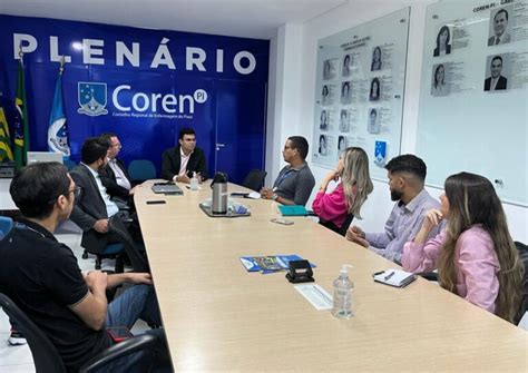 Coren PI Recebe Primeiro Tesoureiro Do Cofen Coren PI