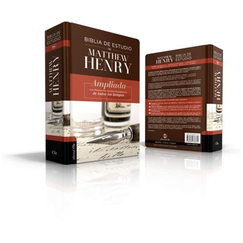 Biblia De Estudio Matthew Henry Tapa Dura Con Ndice Editorial Clie