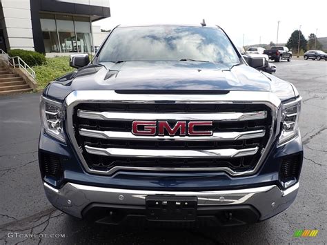 2019 Pacific Blue Metallic Gmc Sierra 1500 Sle Crew Cab 4wd 143093460 Photo 3