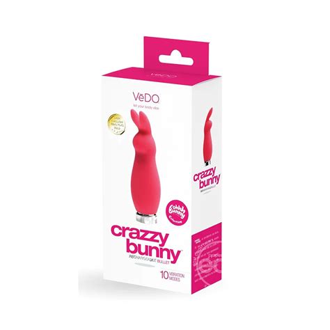 Mini Vibrator Crazzy Bunny Rechargeable Silicone Sex Toys