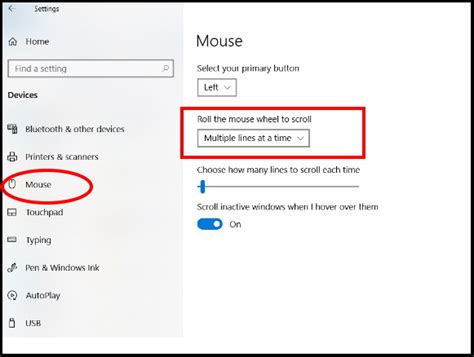 Know All about Mouse Scroll Wheel Setting in Windows 10