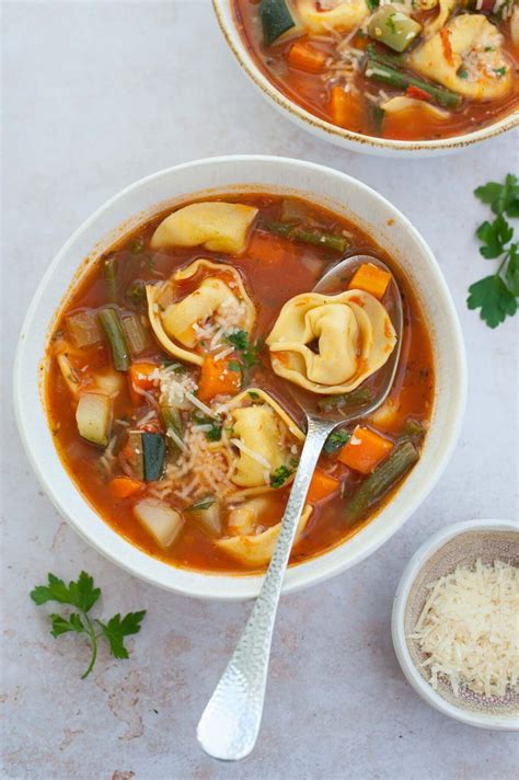 Vegetable Tortellini Soup Everyday Delicious