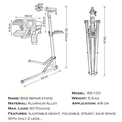 Aluminium Alloy Bicycle Repair Stand - Scootway